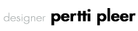 designer Pertti Pleer Logo